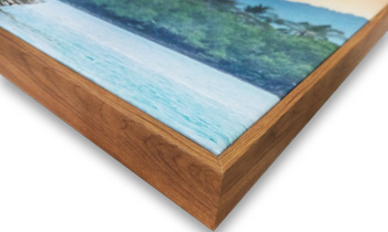 Full bleed canvas framed canvas print