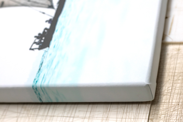 Standard Stretched Canvas edge finish 3