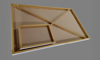 Standard Stretched Canvas blind folded corners