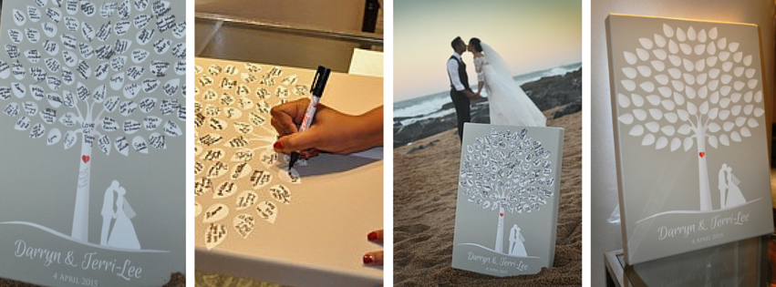canvas wedding
